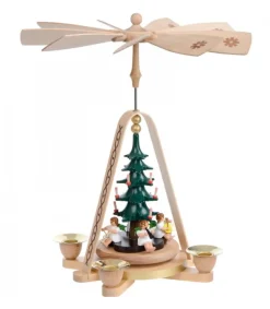 Manège De Noël, Anges Musiciens Autour Du Sapin<Richard Glasser, Pyramides de Noël allemandes Best Sale