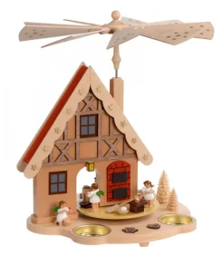 Manège De Noël Enfant Anges Patissiers<Richard Glasser, Pyramides de Noël allemandes Sale