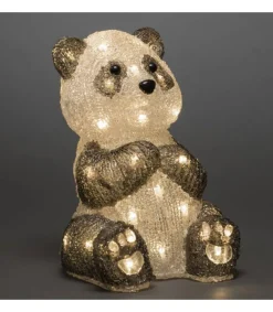 Panda Lumineux Led 27 Cm En Acrylique, 40 Diodes Blanc Chaud<Konstsmide, guirlandes lumineuses de Noël Sale
