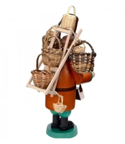 Personnage Brule-Encens Vendeur De Paniers<Richard Glasser, Pyramides de Noël allemandes Sale