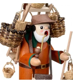 Personnage Brule-Encens Vendeur De Paniers<Richard Glasser, Pyramides de Noël allemandes Sale