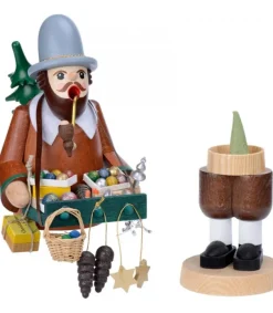 Personnage Brule-Encens Vendeur De Déco De Noël<Richard Glasser, Pyramides de Noël allemandes Clearance