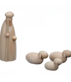 Personnage De Crèche, Berger Et Moutons, 6 Cm<Schalling, crèche moderne Sale