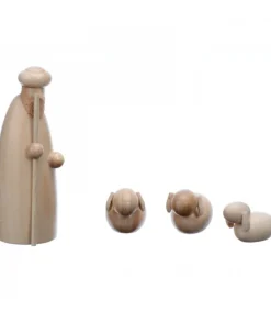 Personnage De Crèche, Berger Et Moutons, 6 Cm<Schalling, crèche moderne Sale