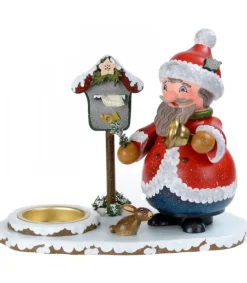 Personnage Porte Encens Père Noël Avec Bougeoir<Hubrig, figurines pour enfant Flash Sale