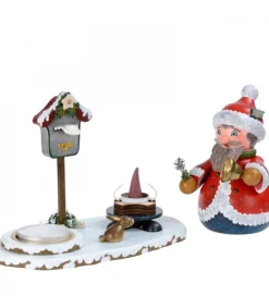 Personnage Porte Encens Père Noël Avec Bougeoir<Hubrig, figurines pour enfant Flash Sale