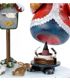Personnage Porte Encens Père Noël Avec Bougeoir<Hubrig, figurines pour enfant Flash Sale