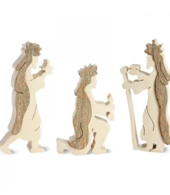 Personnages Crèche De Noël, Les Trois Rois Mages, 10 Cm<Waldfabrik, photophore en bois et étoile sapin de Noël Online