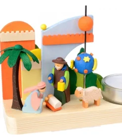 Petit Carrousel En Bois Crèche De Noël<Graupner, décoration de sapin de Noël, Déco Noël enfant Fashion
