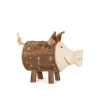 Petit Cochon En Bois, 3 Cm<Waldfabrik, photophore en bois et étoile sapin de Noël Clearance