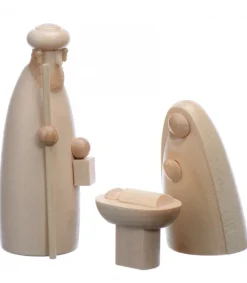 Petit Jesus, Joseph, Marie Pour Crèche De Noël, 6 Cm<Schalling, crèche moderne Flash Sale