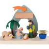 Petite Crèche De Noël Pour Enfant Avec Bougeoir<Graupner, décoration de sapin de Noël, Déco Noël enfant Shop