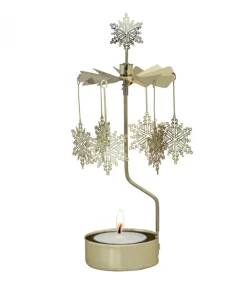 Photophore Noël Flocons Dores<Pluto Produkter, déco de Noël Scandinave Best Sale