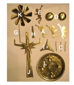 Pièces De Rechanges Pour Carillon Argent<Angel Chimes, carillon des anges Sale