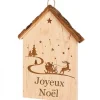 Plaque De Porte En Bois A Suspendre "Joyeux Noël"<Waldfabrik, photophore en bois et étoile sapin de Noël Online