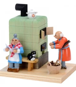 Poele Brule-Encens Grand-Père Et Grand-Mere<Richard Glasser, Pyramides de Noël allemandes Flash Sale