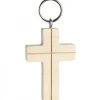Porte-Clés Croix En Bois Avec Croix, 5 Cm<Waldfabrik, photophore en bois et étoile sapin de Noël Flash Sale