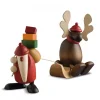 Père Noël En Bois Avec Elan Sur Luge<Köhler, Père Noël en bois Cheap