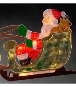 Père Noël Lumineux Avec Rennes Et Traineau<Konstsmide, guirlandes lumineuses de Noël Clearance