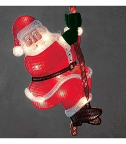 Père Noël Lumineux Grimpeur Sur Une Corde<Konstsmide, guirlandes lumineuses de Noël Outlet