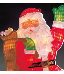 Père Noël Lumineux Qui Salue<Konstsmide, guirlandes lumineuses de Noël Discount