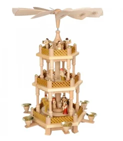 Pyramide D'Allemagne Avec 2 Etages<Richard Glasser, Pyramides de Noël allemandes Clearance