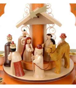 Pyramide De Noël Allemande Avec Une Arche Couleur Ocre<Richard Glasser, Pyramides de Noël allemandes Hot