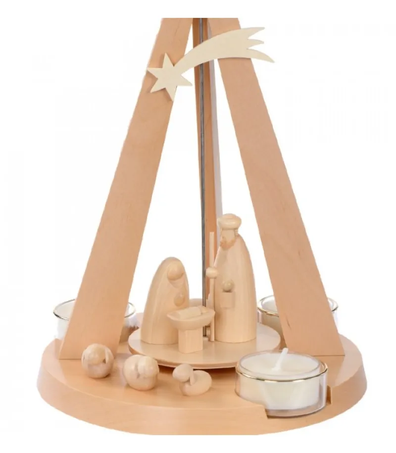 Pyramide De Noël Bois Au Design Moderne<Schalling, crèche moderne Fashion