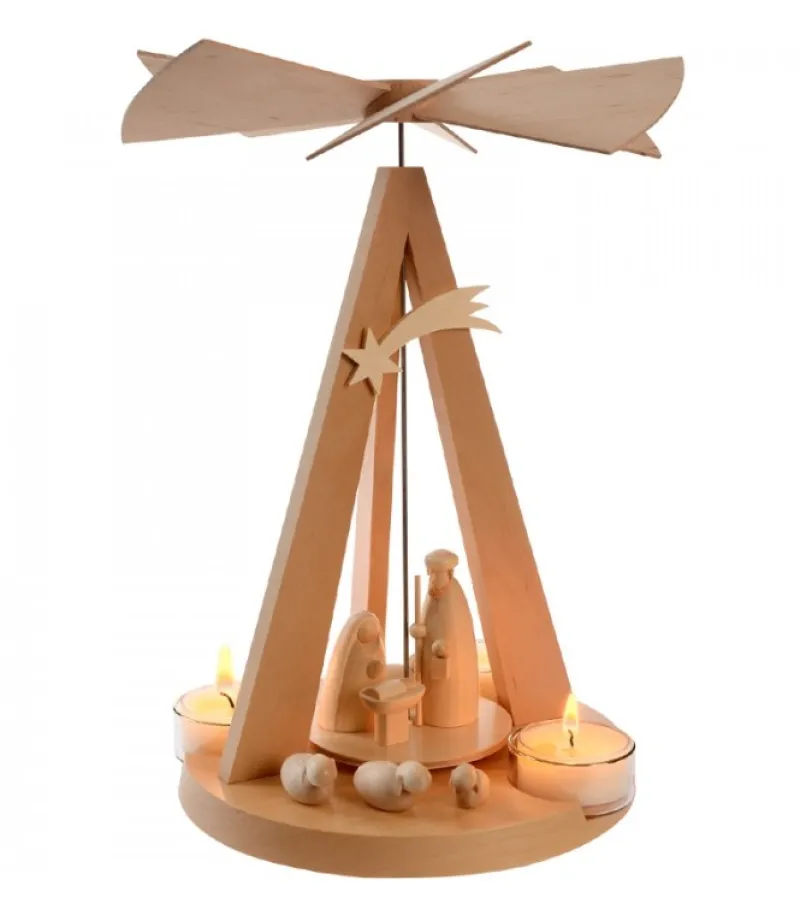 Pyramide De Noël Bois Au Design Moderne<Schalling, crèche moderne Fashion