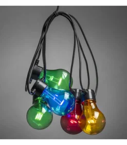 Rallonge 10 M Pour Guirlande Lumineuse De Terrasse, 10 Ampoules Multicolores<Konstsmide, guirlandes lumineuses de Noël Shop