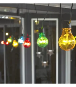 Rallonge 10 M Pour Guirlande Lumineuse De Terrasse, 10 Ampoules Multicolores<Konstsmide, guirlandes lumineuses de Noël Shop