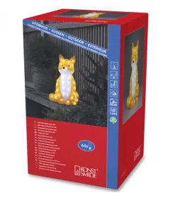 Renard Lumineux A Led En Acrylique, 40 Cm<Konstsmide, guirlandes lumineuses de Noël Cheap