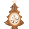 Sapin De Noël En Bois Avec Bougie Ciselee, 12 Cm<Waldfabrik, photophore en bois et étoile sapin de Noël Fashion