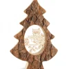 Sapin En Bois Avec Chouette Ciselee, 18,5 Cm<Zyx Music, chants de Noël Allemands traditionnels Shop