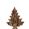 Sapin En Bois Déco En Ecorce 12 Cm<Waldfabrik, photophore en bois et étoile sapin de Noël Clearance