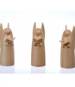Trois Anges De Noël En Bois Pour Crèche, 6 Cm<Schalling, crèche moderne Cheap