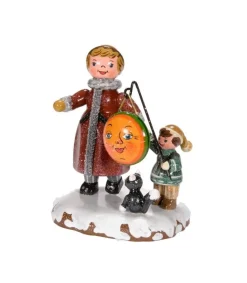 Village De Noël Miniature, Maman Et Fillette<Hubrig, figurines pour enfant Outlet