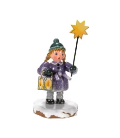 Village De Noël Miniature, Fillette Avec Etoile<Hubrig, figurines pour enfant Outlet