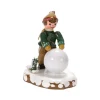 Village De Noël Miniature, Garcon Et Boule De Neige<Hubrig, figurines pour enfant Cheap