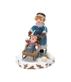 Village De Noël Miniature, Maman Et Poussette<Hubrig, figurines pour enfant Cheap