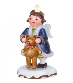 Village De Noël Miniature, Figurine Ange Et Ourson<Hubrig, figurines pour enfant Flash Sale