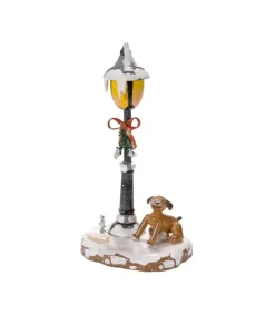 Village De Noël Miniature, Chien Sous Reverbere<Hubrig, figurines pour enfant Discount