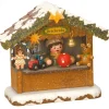 Village Noël Miniature, Chalet Marche De Noël Vendeur De Jouets<Hubrig, figurines pour enfant Online
