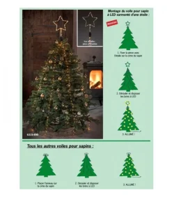Voile Guirlande Pour Sapin De Noël, 150 Diodes Led<Konstsmide, guirlandes lumineuses de Noël Cheap
